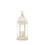 Gallery of Light 10017449 Graceful Distressed Small White Lantern