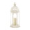 Gallery of Light 10017450 Graceful Distressed White Large Lantern