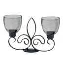 Gallery of Light 57072768 Fleur De Lis Duo Candle Stand