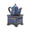 Fragrance Foundry 10017714 Blue Teapot Stove Oil Warmer