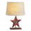 Gallery of Light 57073407 Farmhouse Red Star Table Lamp