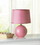 Gallery of Light 57073507 Pink Round Base Table Lamp