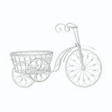 Summerfield Terrace 10018026 White Bicycle Planter