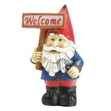 Summerfield Terrace 10018056 Welcome Gnome Solar Statue
