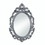 Accent Plus 10018073 Silver Royal Crown Wall Mirror