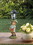 Summerfield Terrace 10018275 Apple Basket Solar Street Light Statue