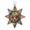 Gallery of Light 10018326 Multi Faceted Colorful Star Lantern