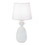 Gallery of Light 10018334 White Pineapple Table Lamp