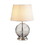 Gallery of Light 10018358 Grey Cracked Glass Table Lamp