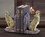 Accent Plus 10018439 Howling Wolf Bookends