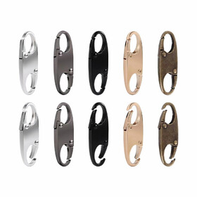 TOPTIE Double Opening Zipper Clips | Bulk Detachable Zipper Pulls