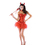 MUKA Burlesque Corset And Petticoat, Red Devil Halloween Costume, Gift Idea